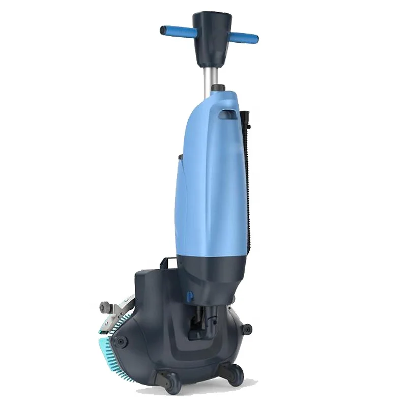 popular cheap price mini dual disc walk behind tile cleaning machine floor scrubber for home