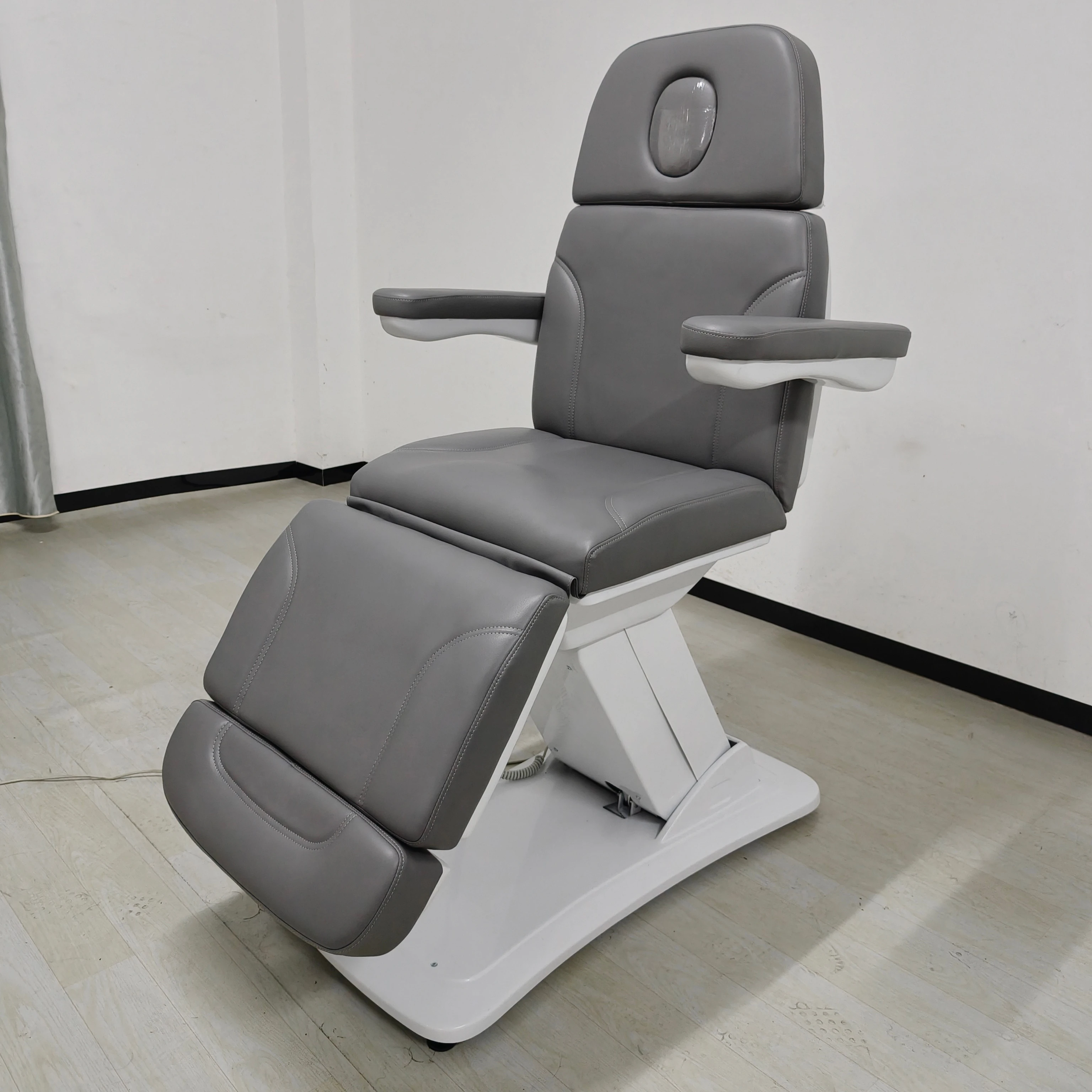 Luxury Modern Thermal Electric PVC Facial Spa Bed White Cosmetic Massage Aesthetician Table Made Synthetic Leather Wood Purchase