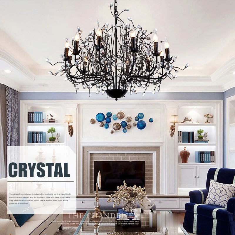 MEEROSEE Chandeliers Pendant Lights for High Ceilings Light Chandelier MD86007