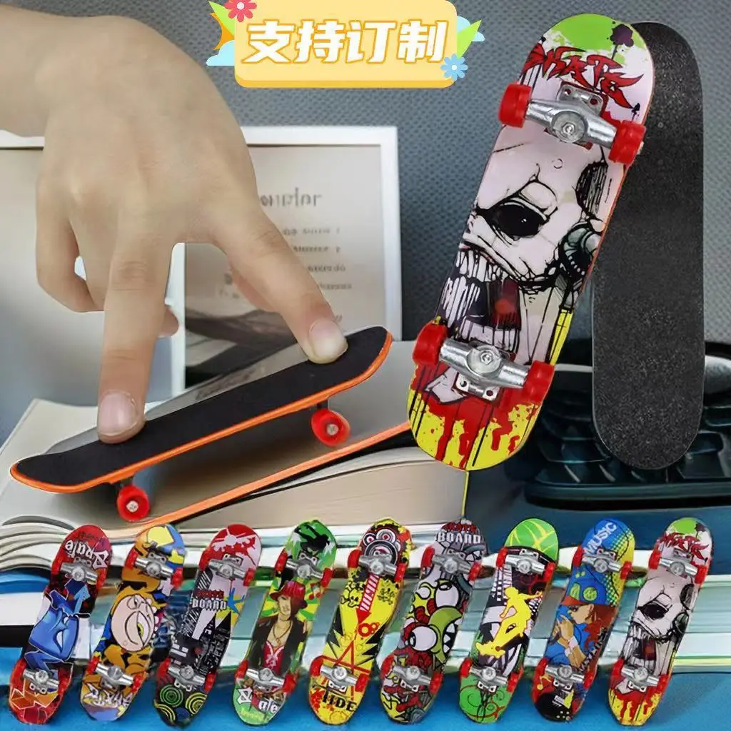 Besafe Fidget Creative Gift Children Alloy Plastic Cross-border Tech Deck Mini Finger Board skateboards Skateboard Toy
