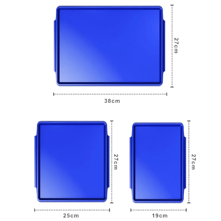 Airline Anti-skid Meal Tray,Plastic Anti-skid Tray with silicone pads serving trays for restaurant