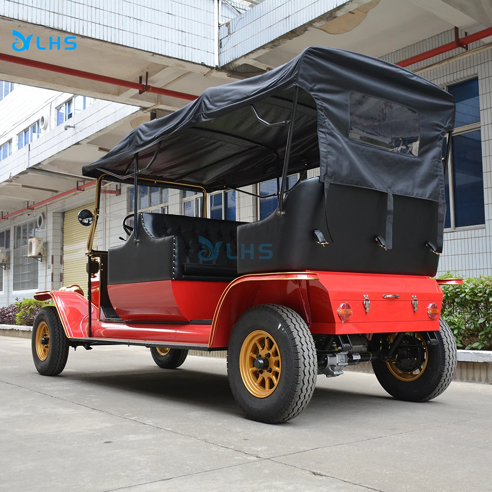 Ecological park retro tourism car sport racing antique classic car 3KW 4KW 5KW power motor retro electric vintage car for sale