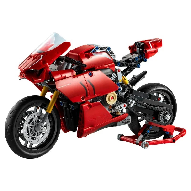674 шт. дизайн автомобиля поездок на мотоцикле Ducati Panigale V4 R Legoing для мотокросса езды Superbikes конструкторных блоков Детские кубики игрушки детей