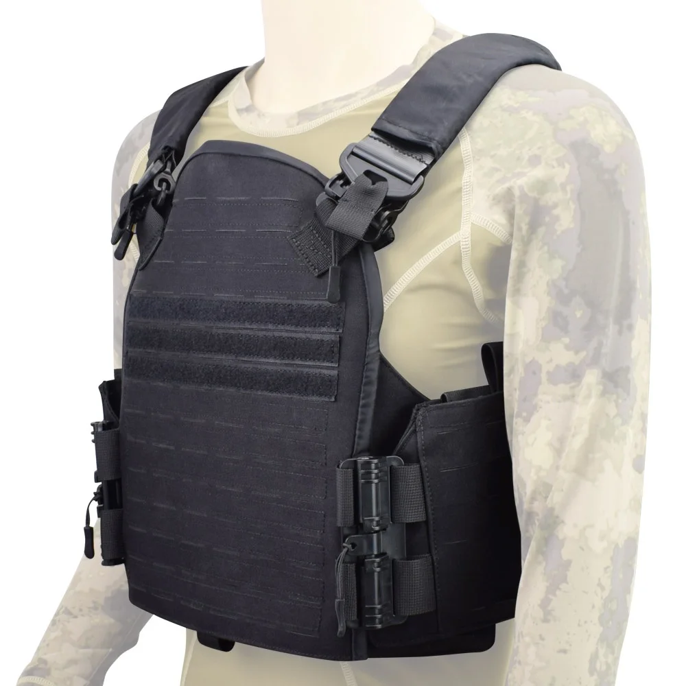 Action Union high quality Vest Lightweight 1000D Nylon Cloth Outdoor Laser Cut molle Tactical Vest