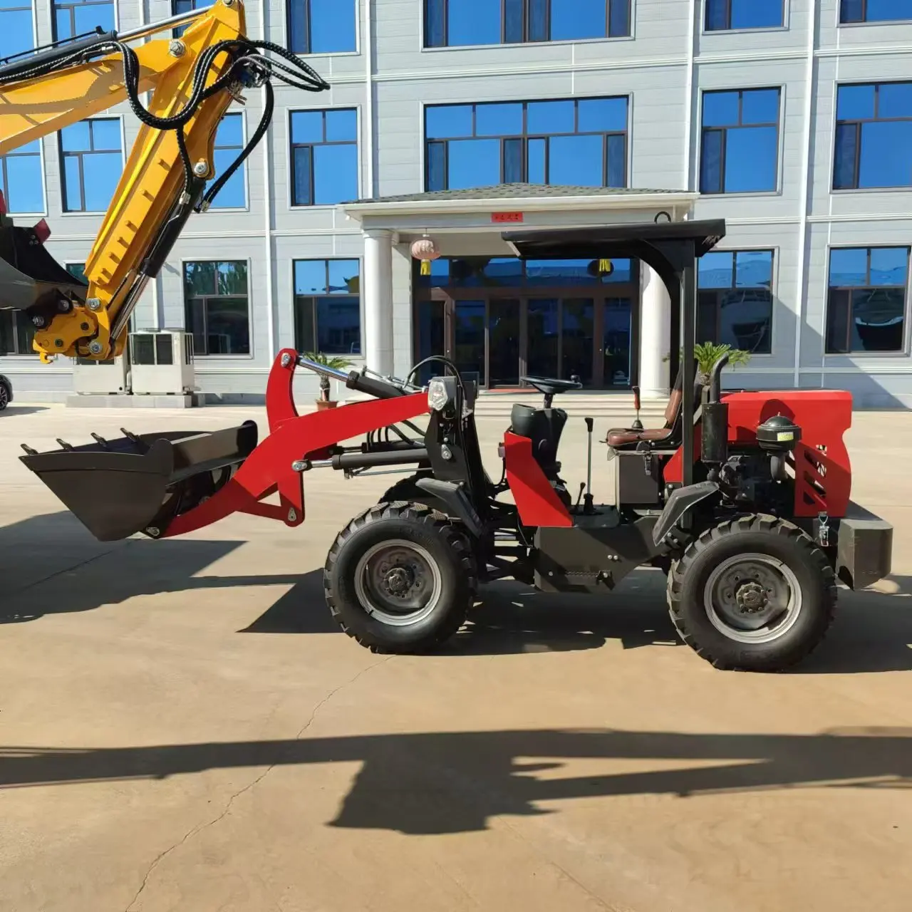 mini wheel loader backhoe small loader mini diesel tractor