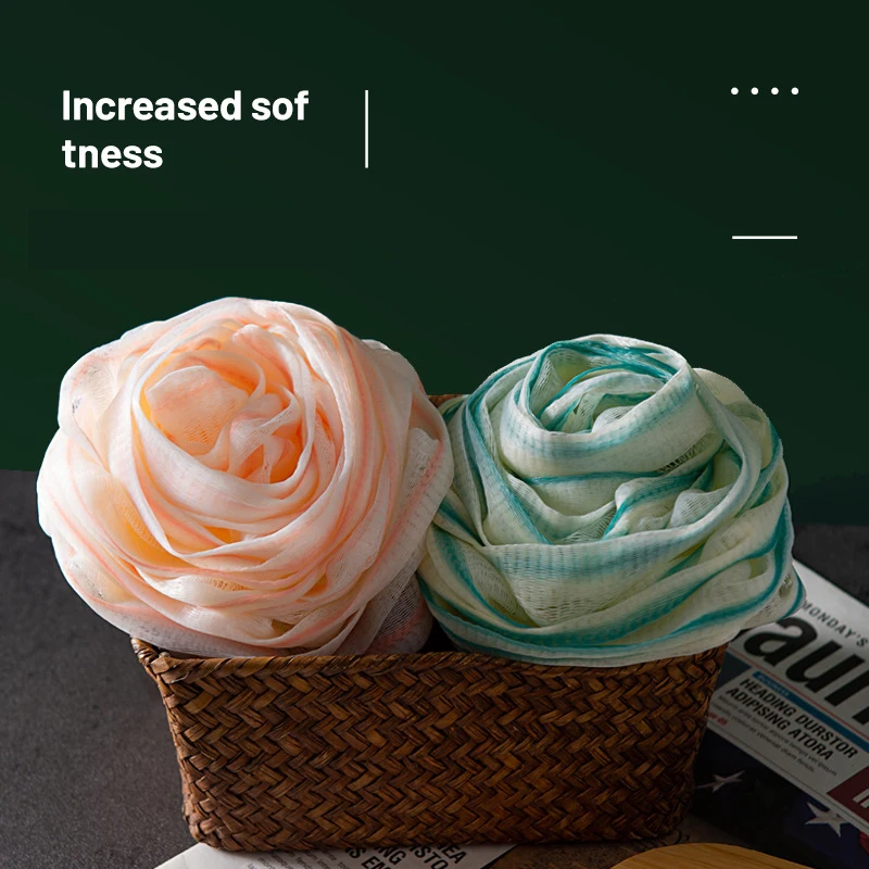 Factory Customized Shape/Color/ Logo/Packaging Rose Bath Ball 70g/60g/50g Bset Gift