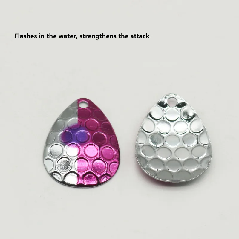 2021 Top quality chatterbait blades china fishing accessories spinner bait Heart-shaped parts