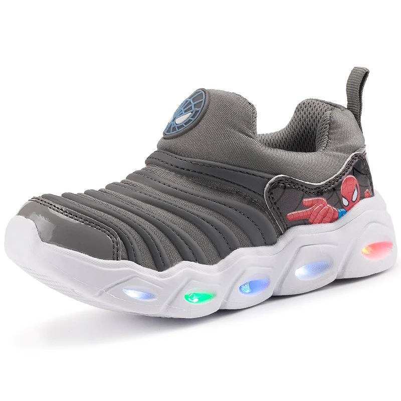 
 Новинка 2020, светящиеся туфли, весна и осень, обувь для мальчиков и девочек, дышащая Спортивная обувь  