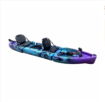 Newly designed small modular pedal powered detachable folding single-seater kayak