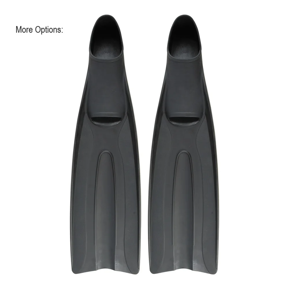 Quality Guarantee White Color Diving Flipper Long Blade Plastic Freediving Fin For Diver