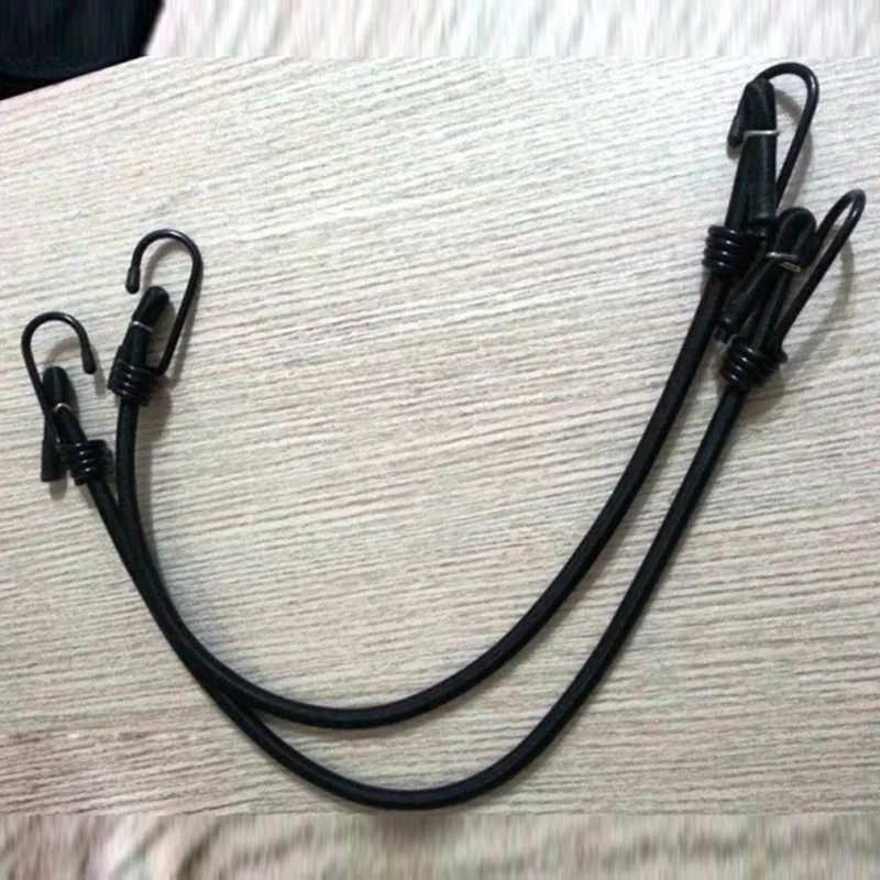 SLKE one pair riding travel luggage straps bicycle ATV BMX MX MTB cargo rope with hook fixed straps motorcycle elastic straps