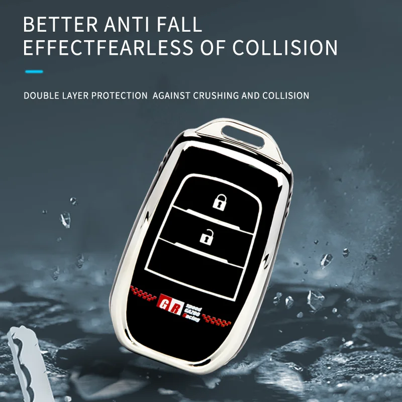 TPU Car Styling Key Case Cover Key Shell Protector for Toyota Corolla Camry RAV4 Yaris Avalon 4-Runner Scion