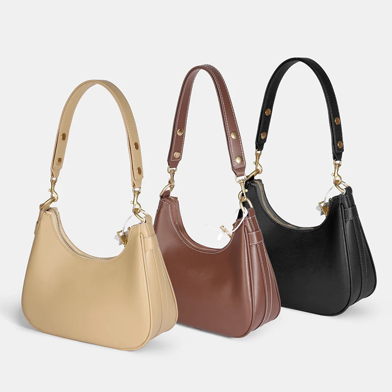 Custom Women Genuine leather handbags luxury women designer shoulder bags ladies shoulder bag for girl