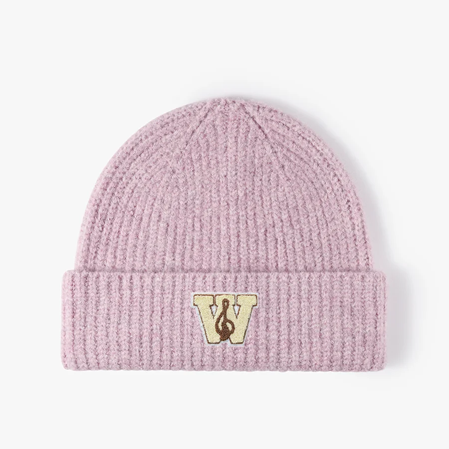 Knitted Hat Women Large Hat Little Wild Wool Brimless Fashion Woolen Hat Men