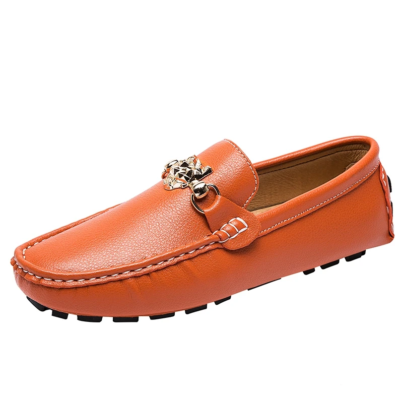 Classic Style Men Casual Leather Loafers driving Shoes