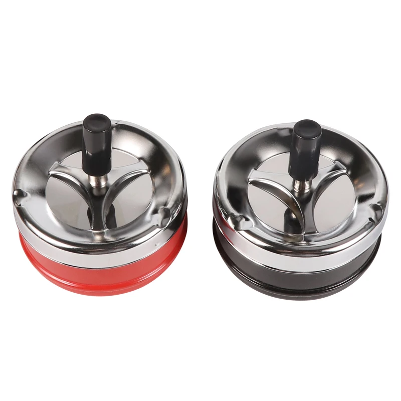 Futeng Press Ashtray Outdoor Windproof Wholesale Car ashtray With Lid Portable Custom logo Ashtray for Smoke accessories