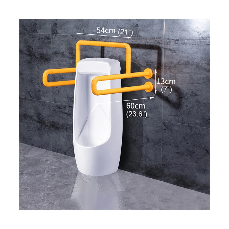 Modern Double Urinal Handicap Abs Armrest Stainless Steel Safety Toilet Disabled Grab Bar For Disabled Elderly