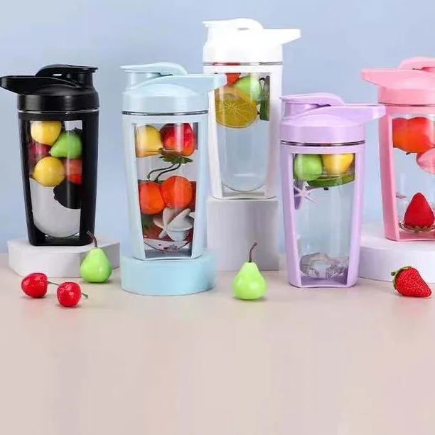 Basics Shaker Bottle with Mixer Ball custom logo sports water bottles