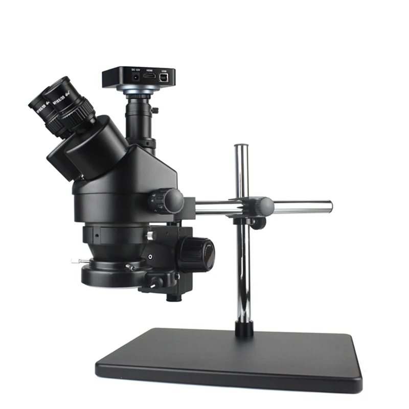 Мультифокальный Тринокулярный стереомикроскоп 3,5x-90X, видеокамера, промышленный микроскоп, инструмент для пайки и ремонта