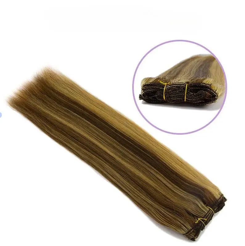 Salon Professional 100% human hair 14-22 inch  8 piece Clip In Hair Extensions