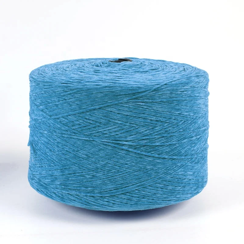 High quality sweater knitted yarn fancy polyester yarn 4.5Nm/1 Wholesale chenille yarn