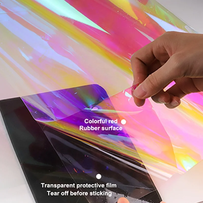 Дихройная Тонировочная пленка для окон, радужная Строительная пленка для окон на солнечных батареях