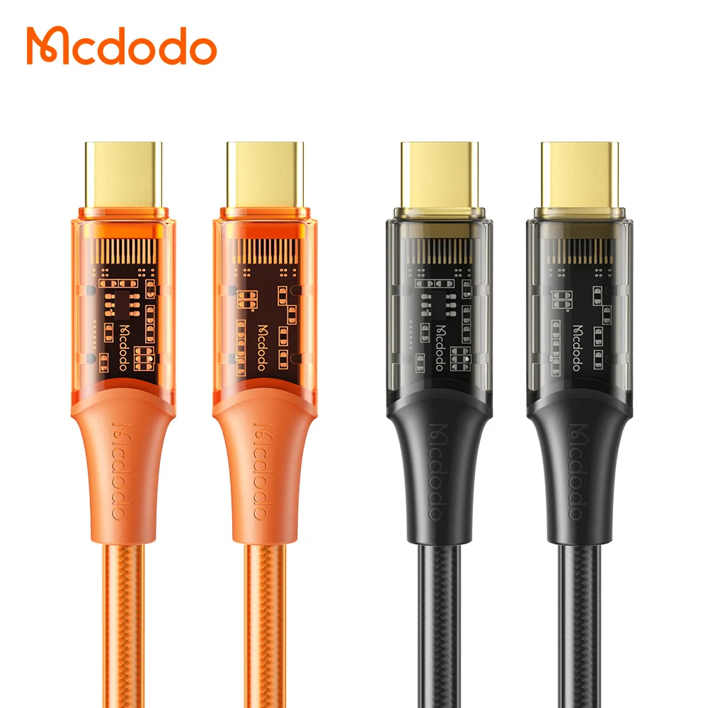 Прозрачный 1,2 м 1,8 Type-C Type C USB кабель для передачи данных для Samsung мобильного телефона зарядки 100 Вт 5A USB-C E-mark сотового телефона Кабели