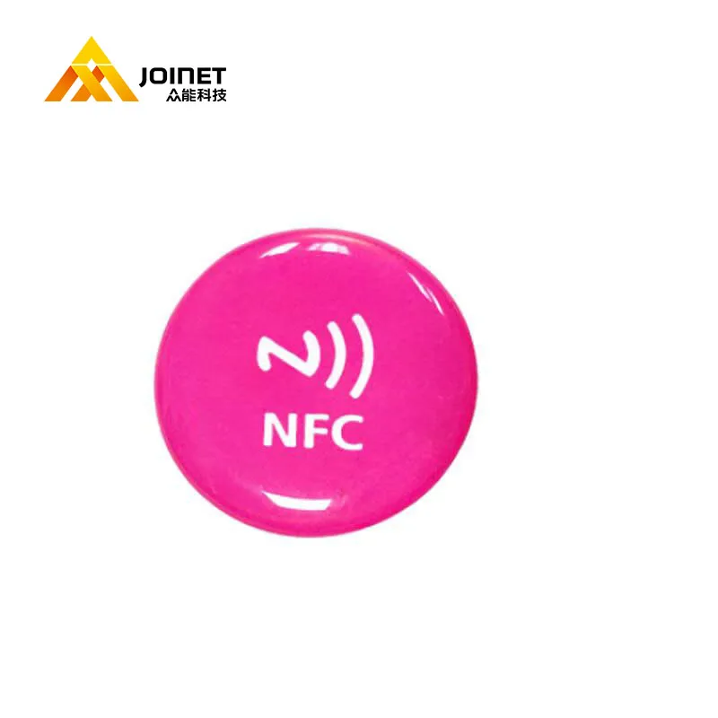 NFC Epoxy Tag for Sharing Custom Hot Social Media customized customized  anti--metal nfc sticker tagaging