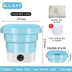 A cheap folding washing machine, easy to carry, foldable underwear washing machine, travel essentials
