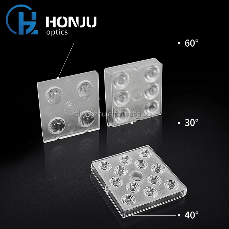 HONJU 30 degree 6 lamp beads 5050 module lens Led Lens Types Street Light Lens module
