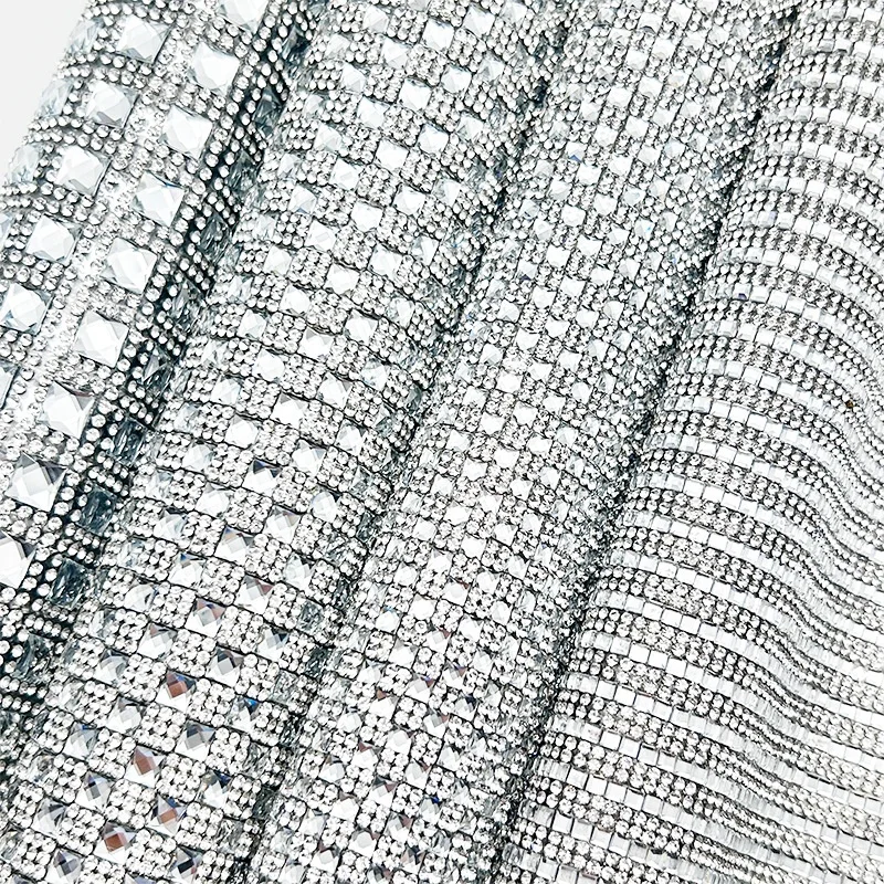 Rhinestone sheets Self-Adhesive Drill Strip Rhinestone Stickers Jewelry Car Glass Stickers Adhesive Drill