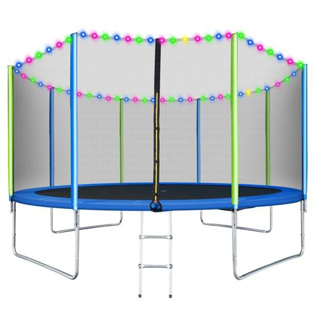 China manufacturer 6ft Big Round Trampoline outdoor kids park with Enclosure Safety Net Cheap trampolines fitness for sale