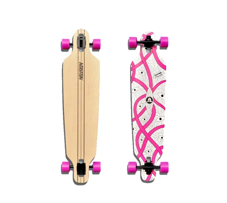 KOSTON Pro Long Board Custom 8ply Canadian Maple freestyle drop down Complete Longboard