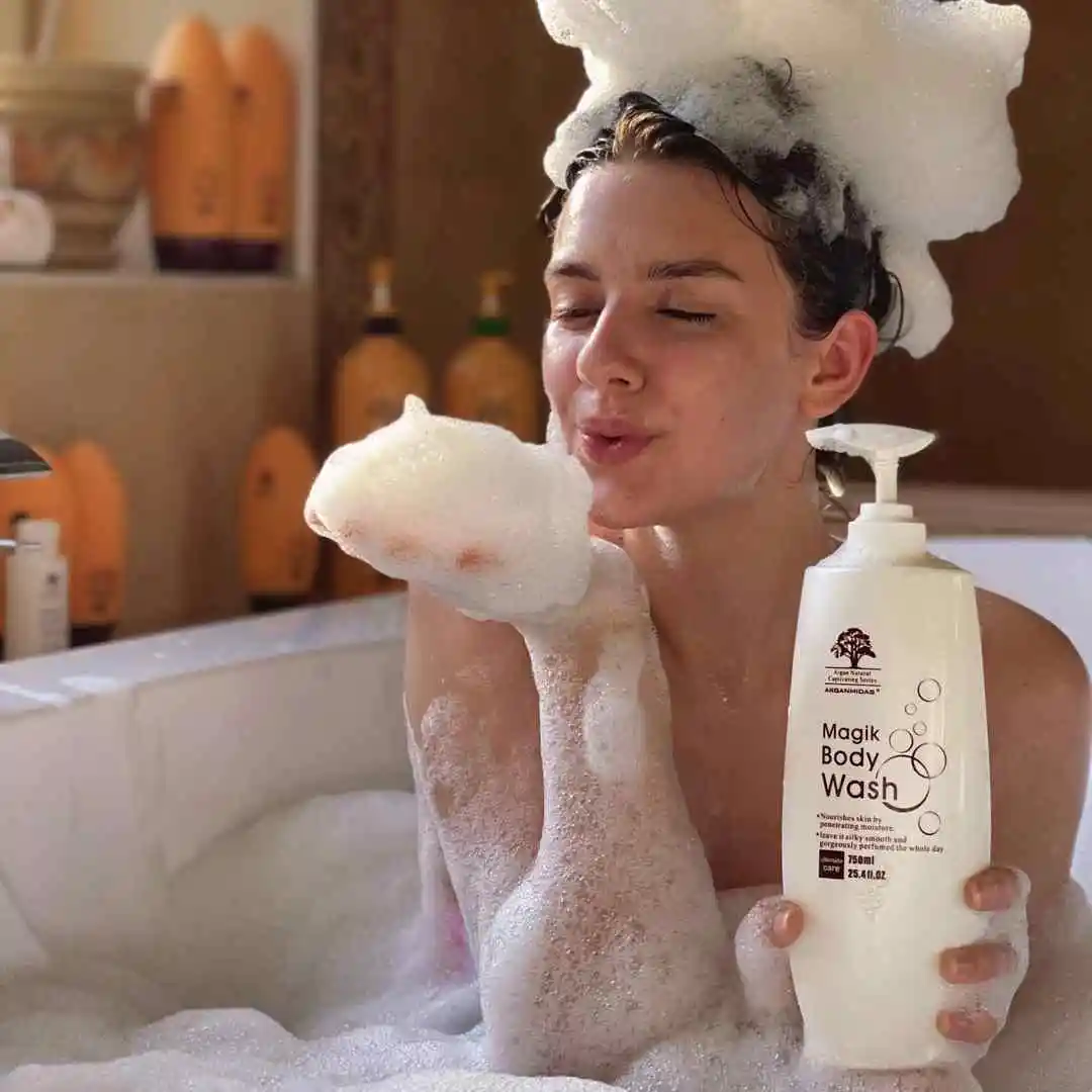Arganmidas High Quality Bath Private label Hotel Soap Body Skin CareShower Gel Moisturizing Vegan Body Wash