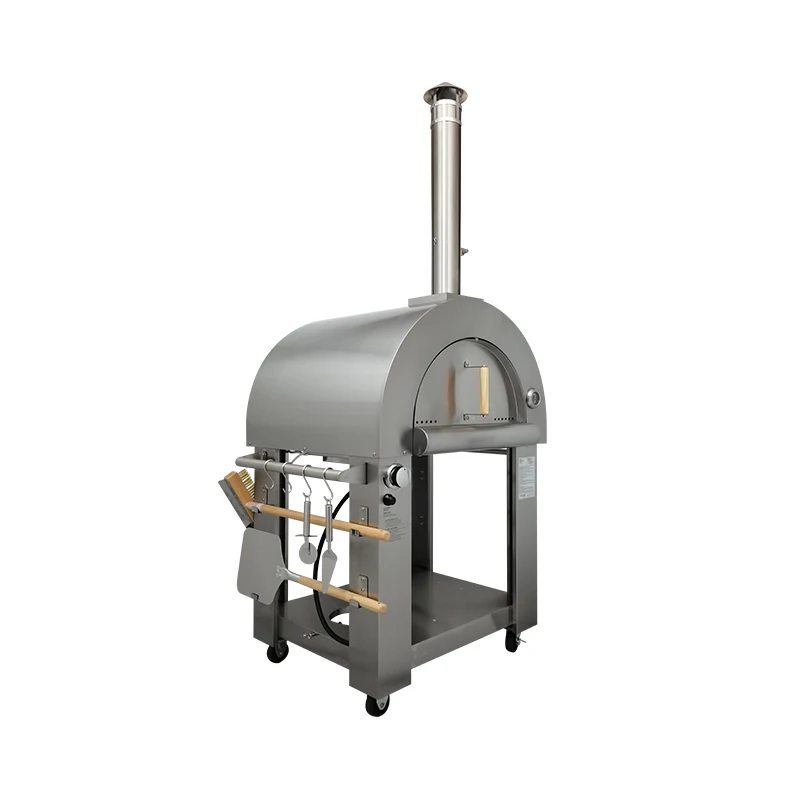 Hyxion Pizza Oven Factory Made Stainless Steel Gas Outdoor Firebrick Propane Grill