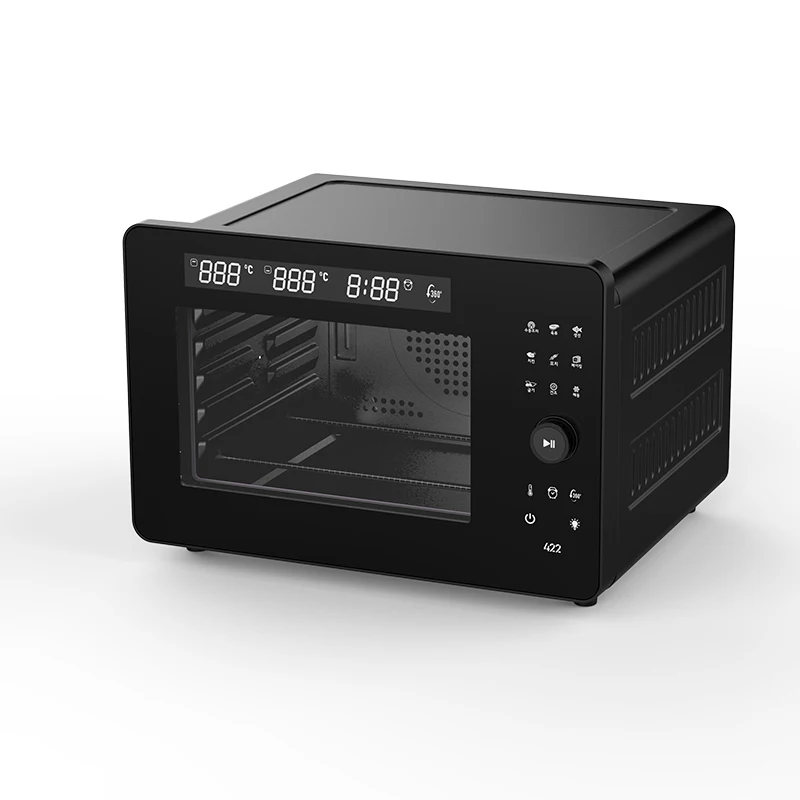 New Design 22L Digital Roast Chicken 9 Functions Visible Cooking Smart Air Fryer Oven