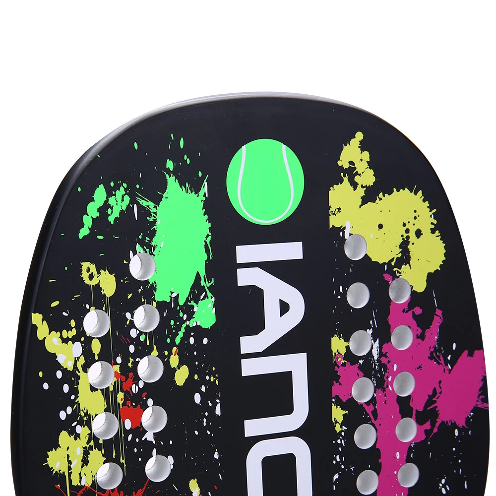 IANONI Factory custom carbon Fiber racket ball beach tennis racket set