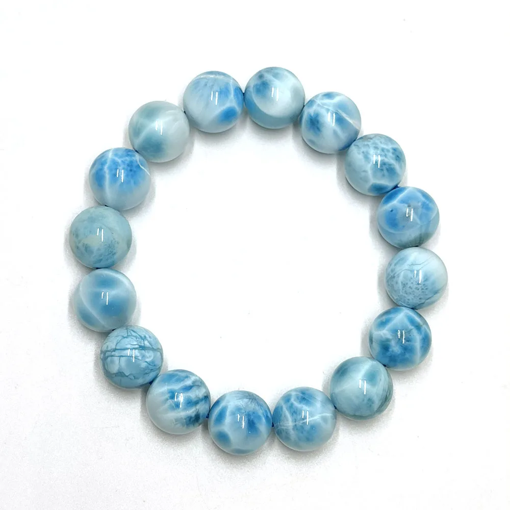 Selling natural larimar bracelet high quality larimar crystal bracelet for decoration fine jewelry bracelets