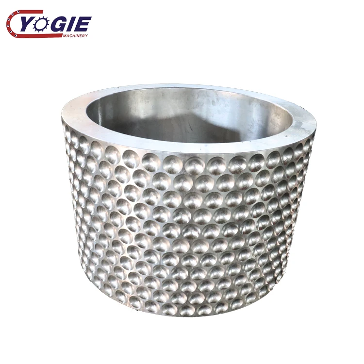 Factory high quality high Manganese Steel Crusher Roller Shell Mining Machine Pellet Parts Roller Shell