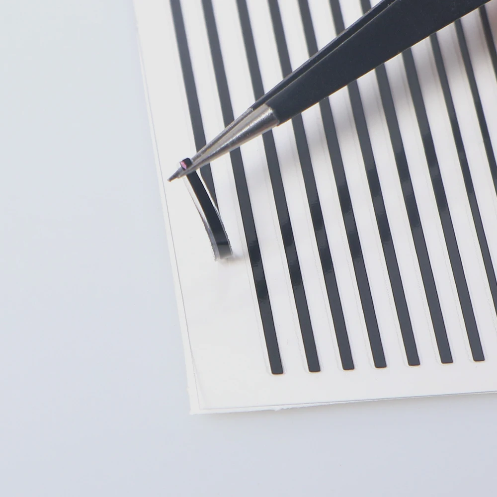 High Quality Gold Nail Line Nail Art Stickers Decoration,Custom Stickers Black White 3D Nail Stickers