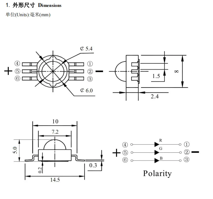 high quality best price high power cob 4w rgb led light chip for stage light