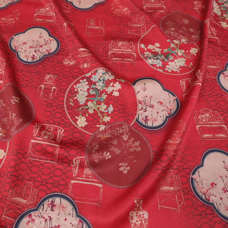 silk gambiered Guangdong gauze