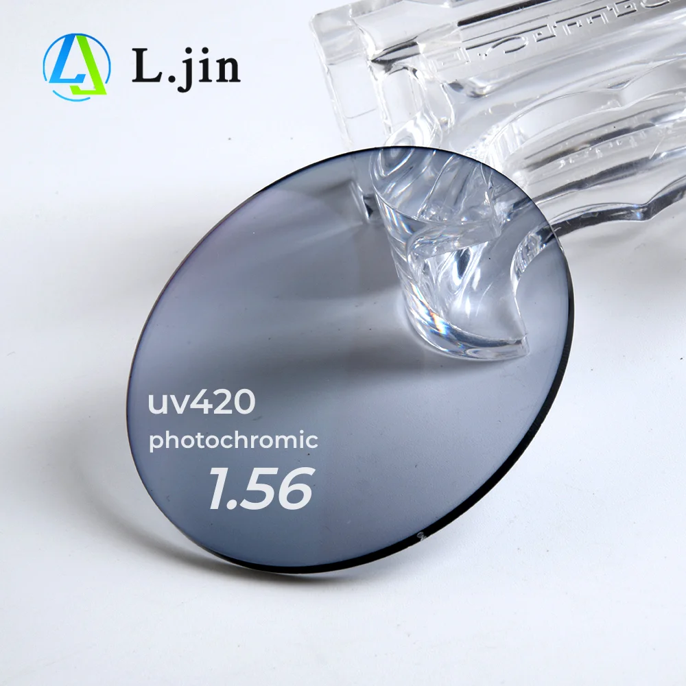 Danyang 1.56 1.60 SHMC photochromic uv420 blue light block photo grey PGX resin Prescription ophthalmic spectacle optical lenses
