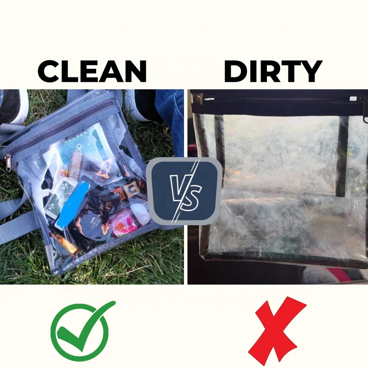 End-to-end Support Clear Jelly Purse, Stadium Quick Access Purse For Basketball Events