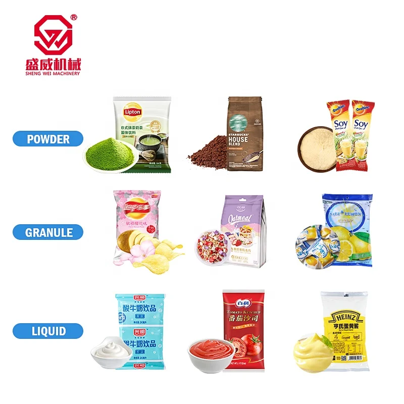 Молочная упаковка Vffs Chilli, мешок для наполнения соли для порошка, пряных бобов, автоматическая упаковочная машина для пакетиков для специй