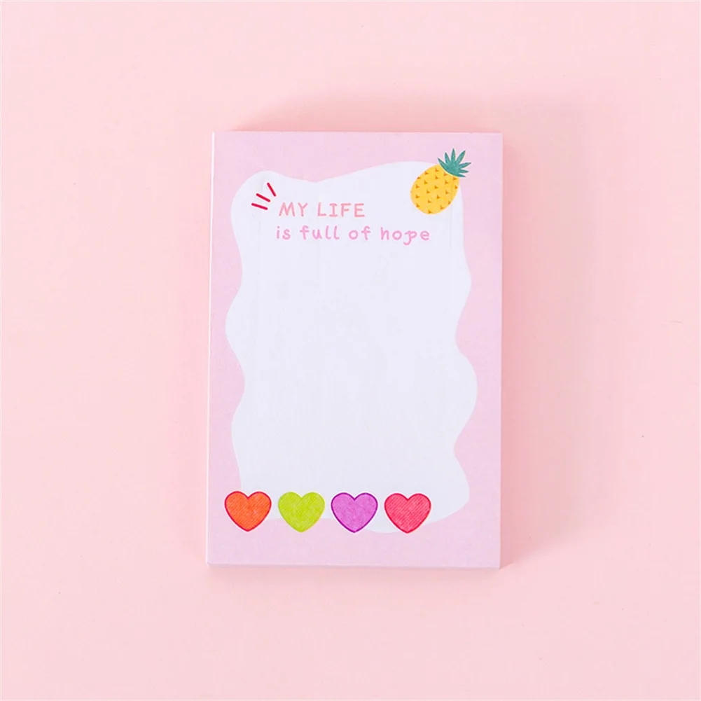 Cute cartoon bunny memo notepad this student notebook sticky note can be torn unlimited repeat paste message notepad
