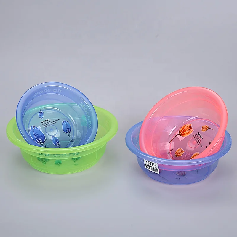 
8inch-18inch Very cheap durable colourful bathroom pocket basin plastic 