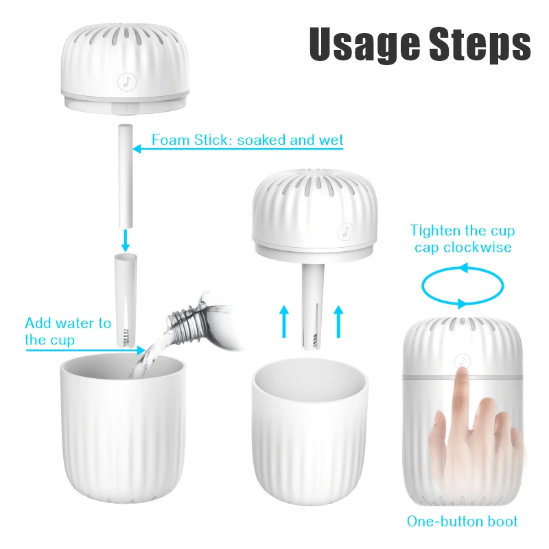 300Ml Portable Mini Usb Atomizer Spray Aromatherapy Air Humidifier Diffuser For Household, Office And Vehicle Mounted Use