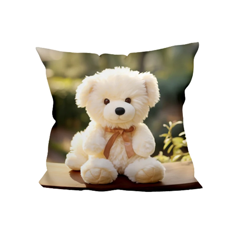 TUGE-Cartoon bear bag pendant figuration wholesale cute plush doll car key ring