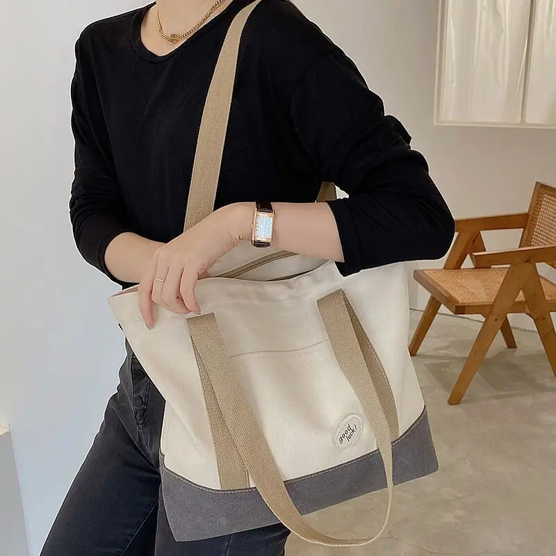Wholesale cotton shopping canvas tote bag style size customized foldable canvas reusable shopping bag with custom printed logo